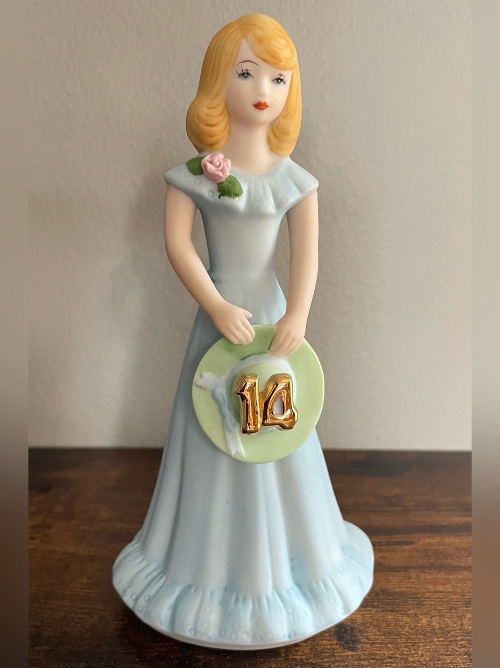 Enesco 1981 Growing Up Birthday Girls Figurine Age 14